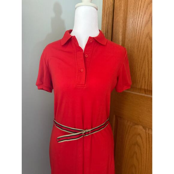 Vintage Alison Peters Polo Dress with Nylon Belt Size 8 - Picture 3 of 7